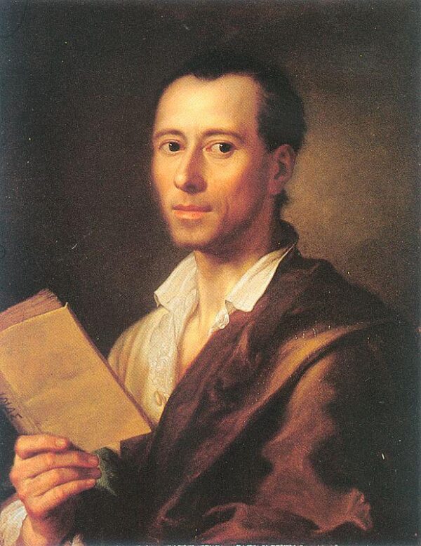Johan Joachim Winckelmann by Anton Raphael Mengs, hand-painted oil painting reproduction