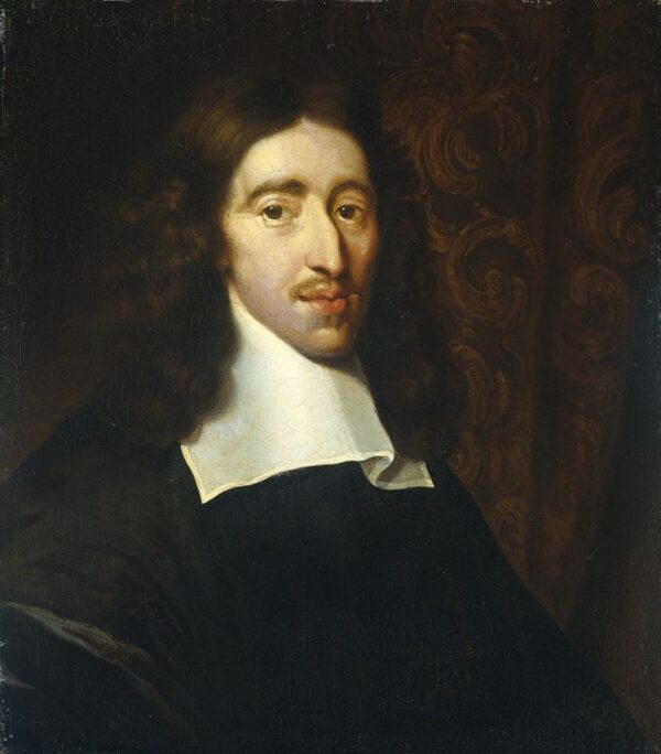 Johan de Witt by Caspar Netscher, hand-painted oil painting reproduction