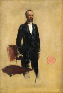 John A. Campbell by John Lavery, hand-painted oil painting reproduction