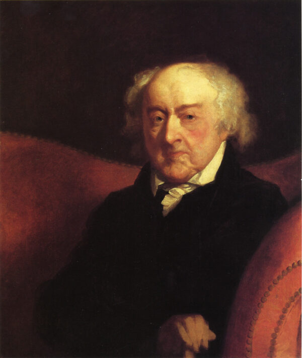John Adams by Gilbert Stuart, hand-painted oil reproduction