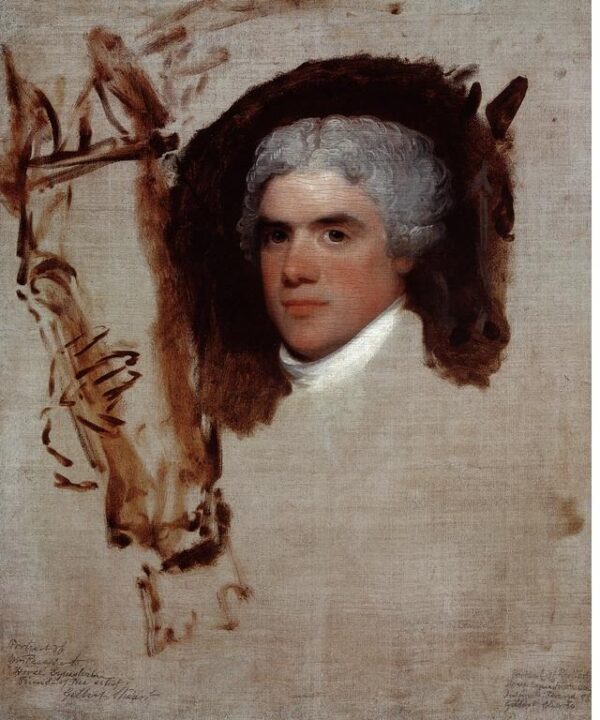 John Bill Ricketts by Gilbert Stuart, hand-painted oil painting reproduction