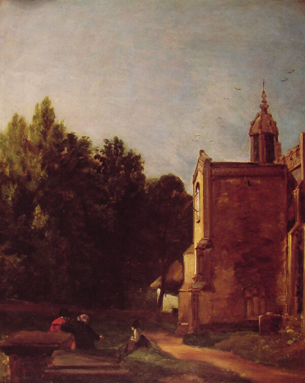 A Church Porch by John Constable, hand-painted oil painting reproduction