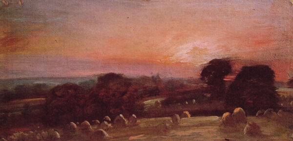 A Hayfield at East Bergholt by John Constable, hand-painted oil painting reproduction