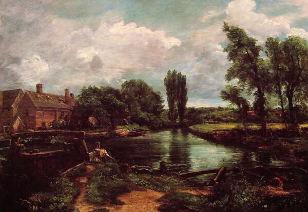 A Water Mill by John Constable, hand-painted oil painting reproduction