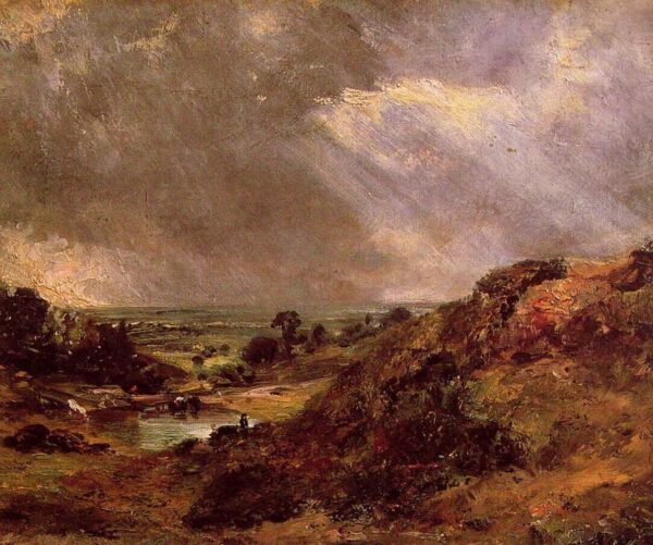 Branch Hill Pond Hampstead by John Constable, hand-painted oil painting reproduction