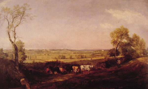 Dedham Vale Morning by John Constable, hand-painted oil painting reproduction