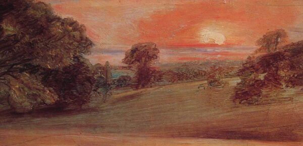 Evening Landscape at East Bergholt by John Constable, hand-painted oil painting reproduction