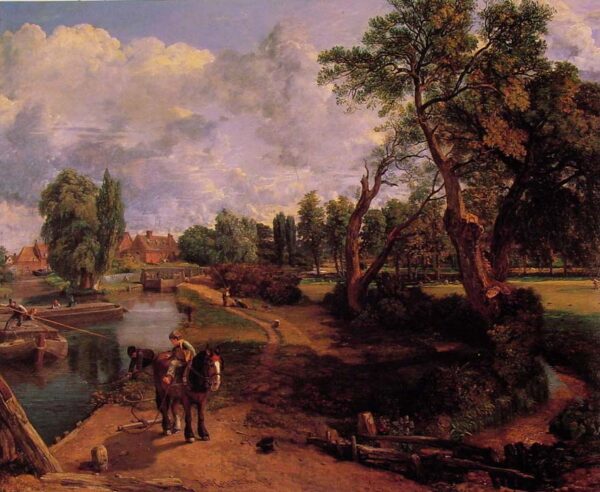 Flatford Mill by John Constable, hand-painted oil painting reproduction