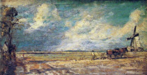 Spring Ploughing by John Constable, hand-painted oil painting reproduction