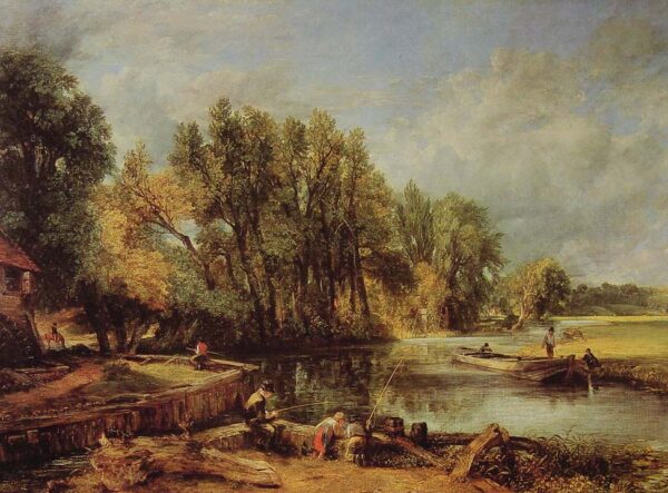 Stratford Mill by John Constable, hand-painted oil painting reproduction