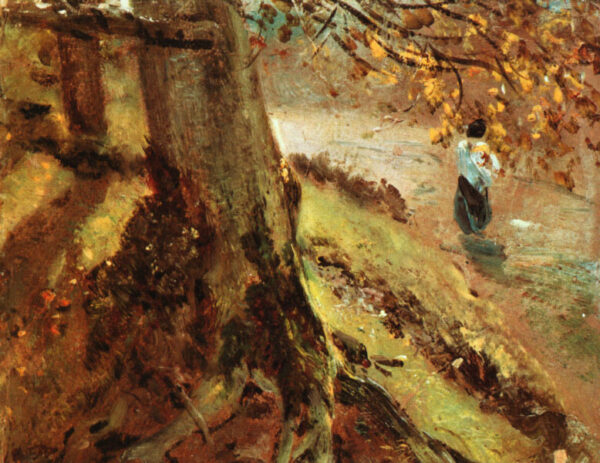 Tree Trunks by John Constable, hand-painted oil painting reproduction