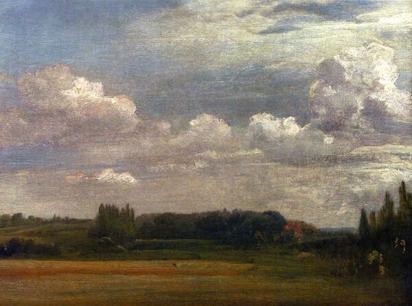 View Towards The Rectory From East Bergholt House by John Constable, hand-painted oil painting reproduction