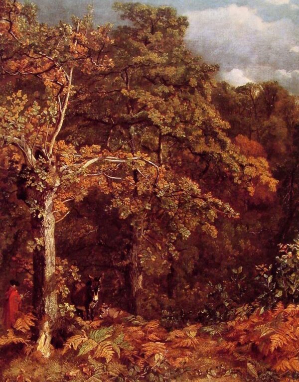 Wooded Landscape by John Constable, hand-painted oil painting reproduction