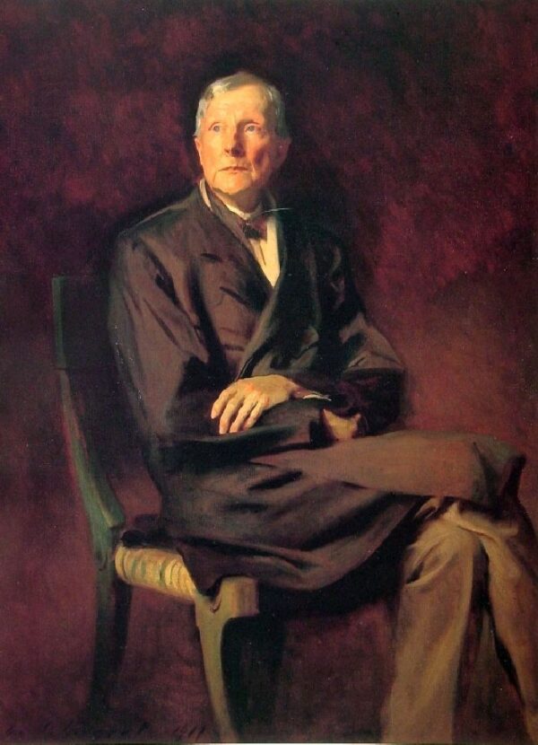 John D. Rockefeller by John Singer Sargent, hand-painted oil painting reproduction