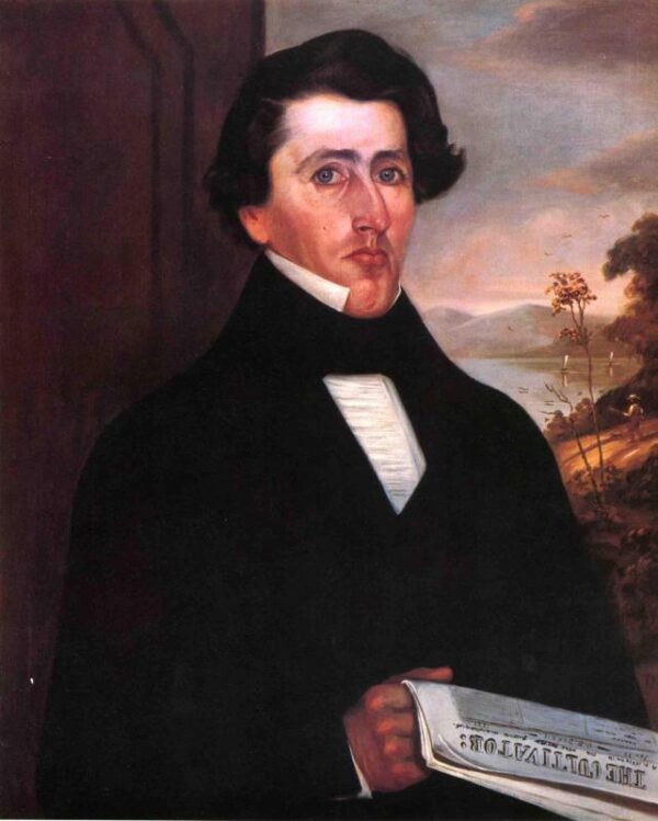 John Fisher Throckmorton Forman by George Henry Durrie, hand-painted oil painting reproduction