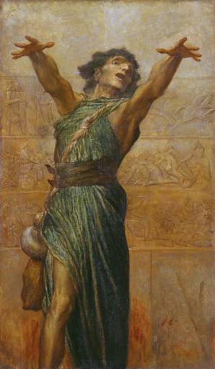 Jonah by George Frederic Watts, hand-painted oil reproduction