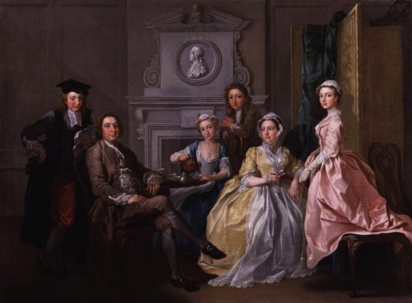 Jonathan Tyers and his Family by Francis Hayman, hand-painted oil painting reproduction