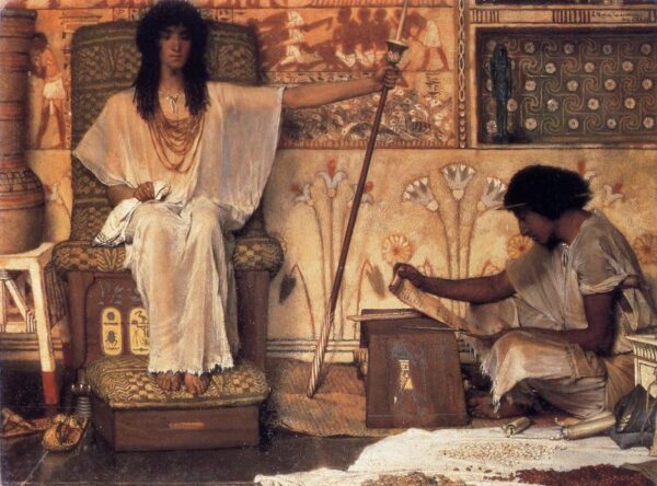 Joseph, Overseer of Pharaoh’s Graneries by Lawrence Alma-Tadema, hand-painted oil painting reproduction
