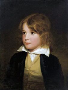 Joseph Amerling As A Child by Friedrich von Amerling, hand-painted oil painting reproduction
