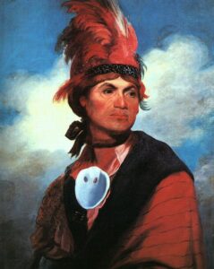 Joseph Brant by Gilbert Stuart, hand-painted oil painting reproduction