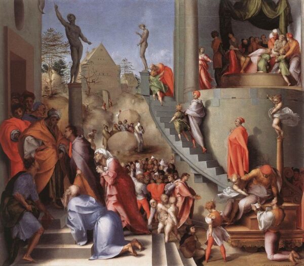 Joseph in Egypt by Jacopo Pontormo, hand-painted oil painting reproduction