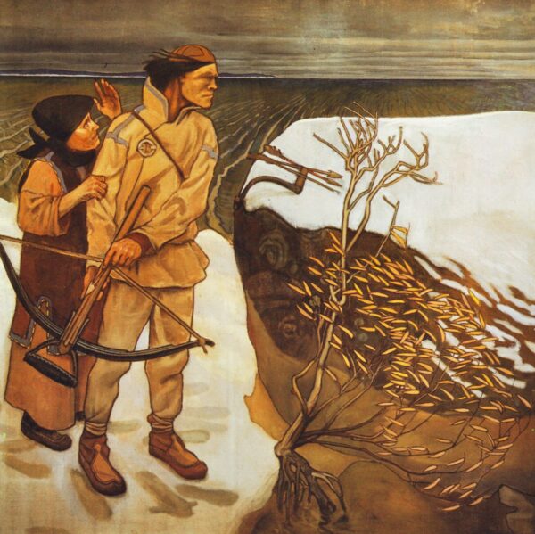 Joukahainen’s Revenge by Akseli Gallen-Kallela, hand-painted oil painting reproduction