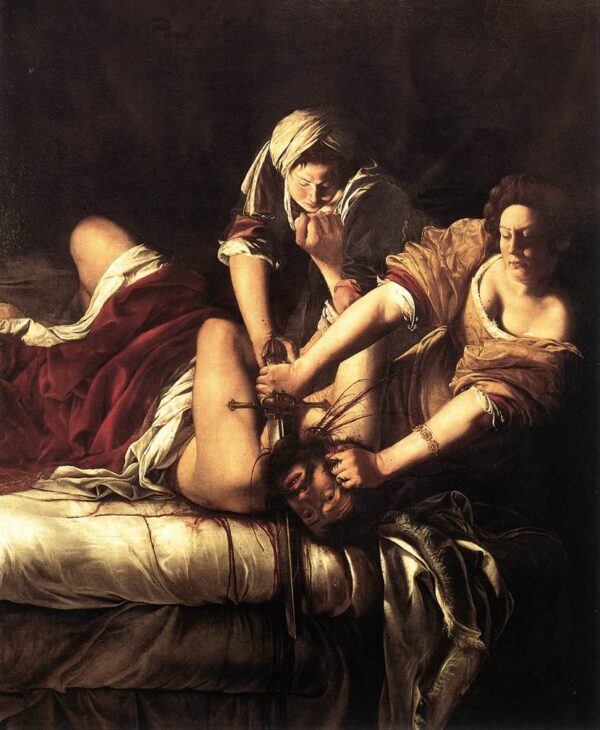 Judith Slaying Holofernes by Artemisia Gentileschi, hand-painted oil painting reproduction