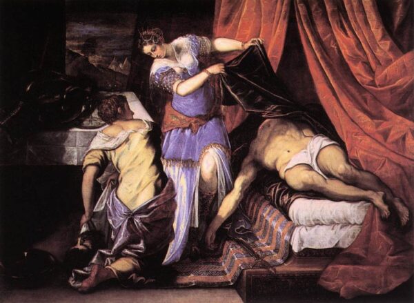 Judith and Holofernes by Tintoretto, hand-painted oil painting reproduction