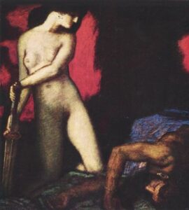 Judith and Holofernes by Franz von Stuck, hand-painted oil painting reproduction