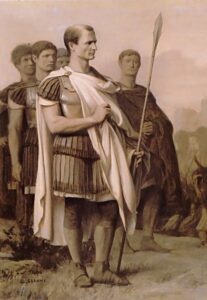 Julius Caesar and Staff by Jean-Léon Gérôme, hand-painted oil painting reproduction