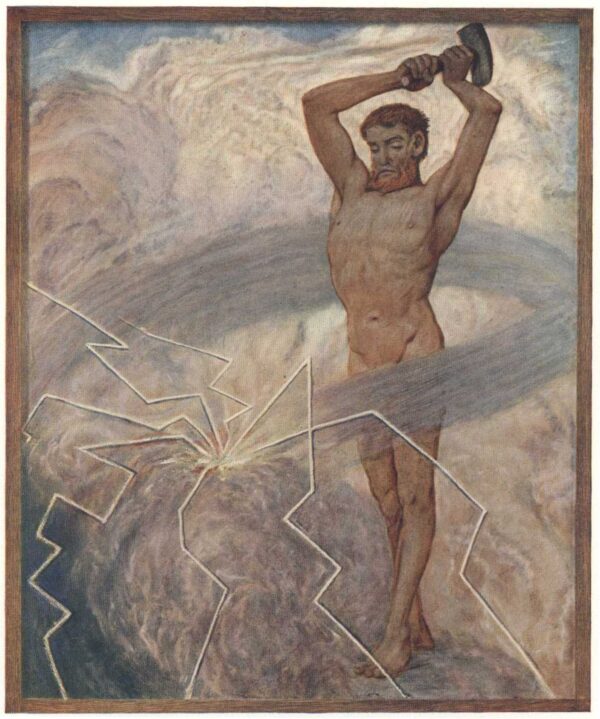 July by Hans Thoma, hand-painted oil painting reproduction