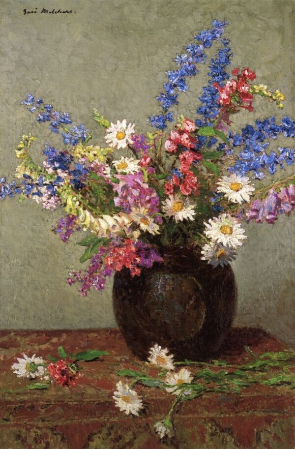 July Flowers by Gari Melchers, hand-painted oil painting reproduction