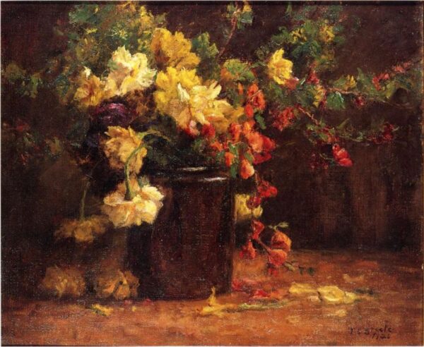 June Glory by Theodore Clement Steele, hand-painted oil painting reproduction