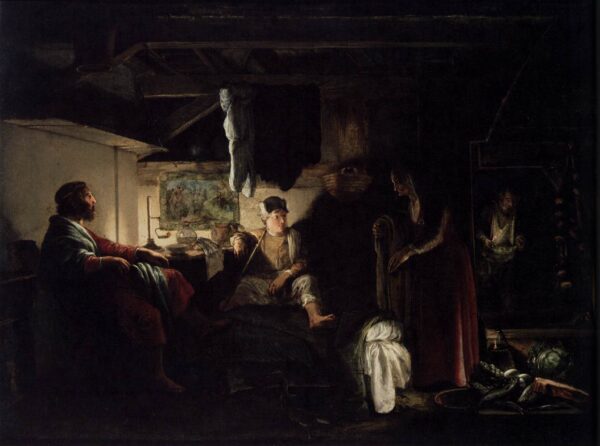 Jupiter and Mercury at Philemon and Baucis by Adam Elsheimer, hand-painted oil painting reproduction