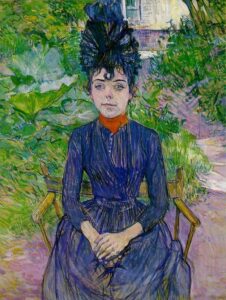 Justine Dieuhl by Toulouse-Lautrec, hand-painted oil painting reproduction