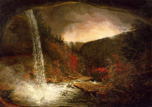 Kaaterskill Falls by Thomas Cole, hand-painted oil painting reproduction