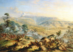 The Hogs Back or a Great Peak of the Amatola British Kaffraria by Thomas Baines, hand-painted oil painting reproduction