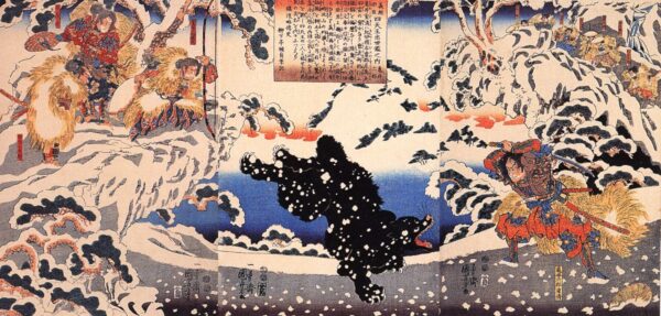 Kamel Rokoru Shigekiyo by Utagawa Kuniyoshi, hand-painted oil painting reproduction