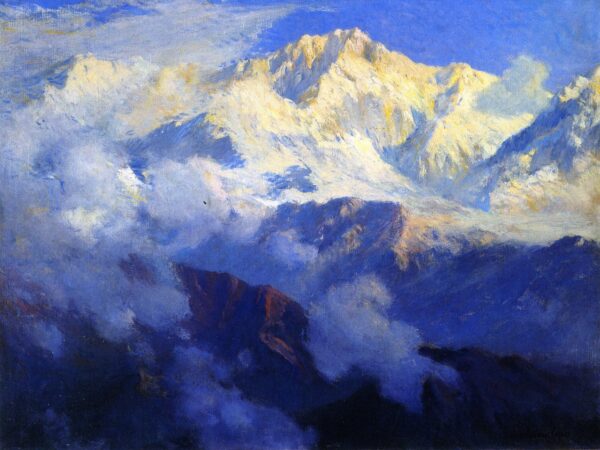 Kanchenjunga The Himalayas by Colin Campbell Cooper, hand-painted oil painting reproduction