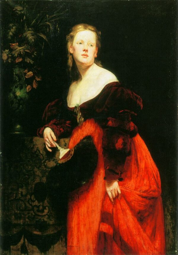 Karoline Gomperz by Hans Makart, hand-painted oil painting reproduction