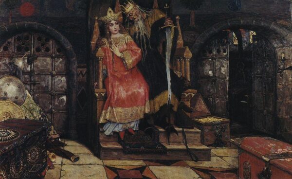Kashchei the Immortal by Viktor Vasnetsov, hand-painted oil painting reproduction