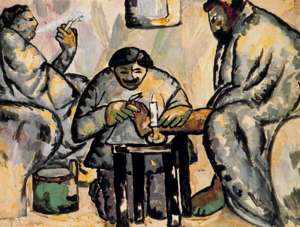 Chiropodist by Kasimir Malevich, hand-painted oil painting reproduction