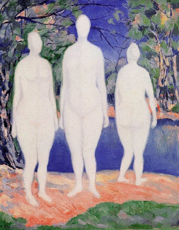 Female Bathers by Kasimir Malevich, hand-painted oil painting reproduction