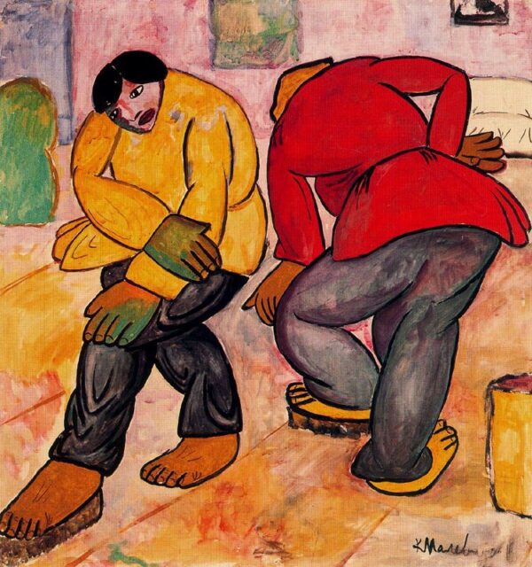 Floor Polishers by Kasimir Malevich, hand-painted oil painting reproduction
