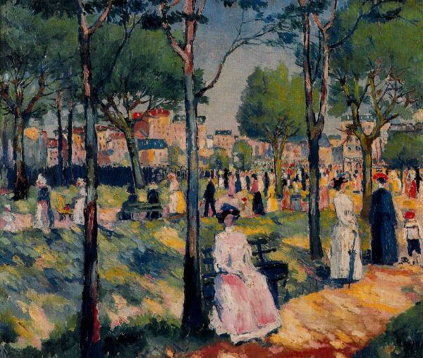On The Boulevard 2 by Kasimir Malevich, hand-painted oil painting reproduction