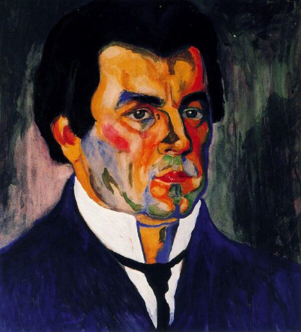 Self Portrait of kasimir by Kasimir Malevich, hand-painted oil painting reproduction