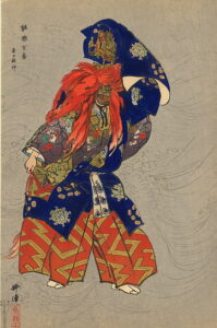 Kasuga Hijin (Flying God) by Tsukioka Kogyo, hand-painted oil painting reproduction