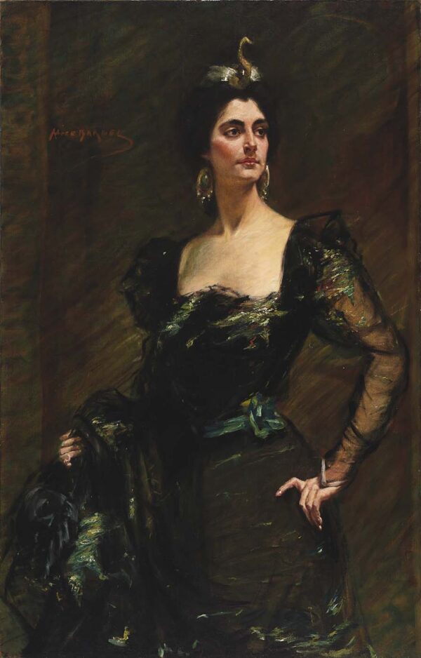 Kate Deering Ridgely by Alice Pike Barney, hand-painted oil painting reproduction