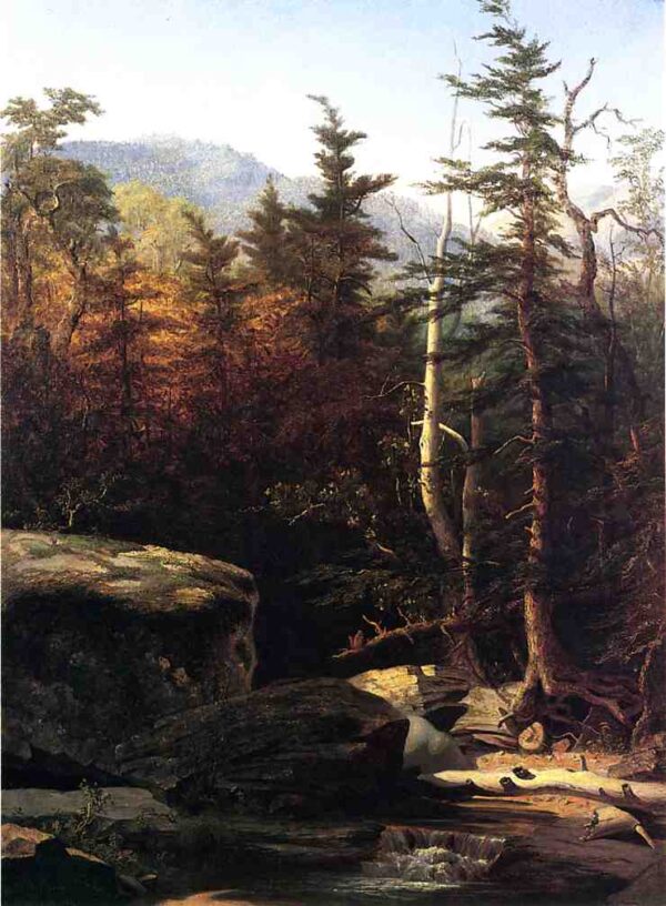 Kauterskill Clove by Sanford Robinson Gifford, hand-painted oil painting reproduction