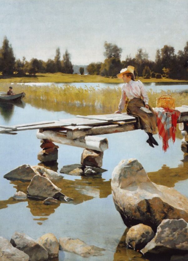 Kesa by Gunnar Berndtson, hand-painted oil painting reproduction